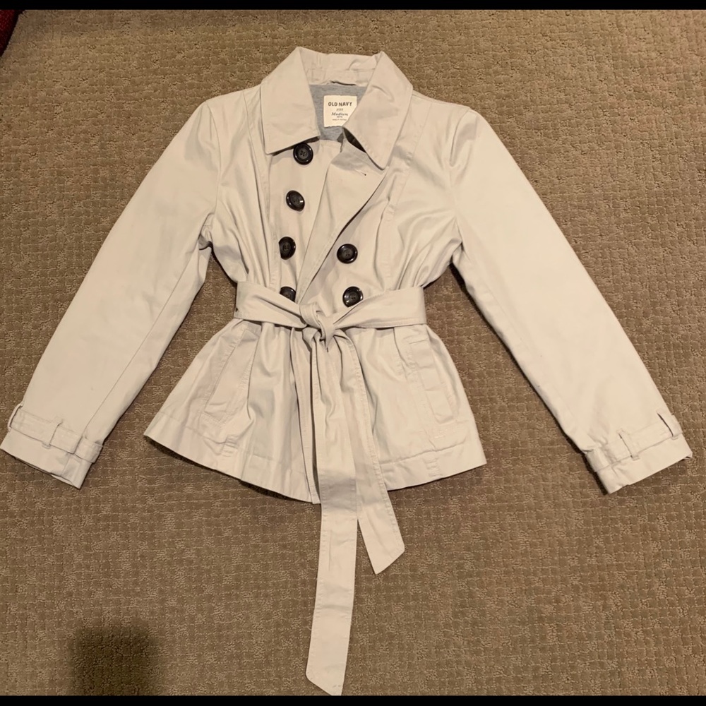 Old Navy double-breasted trench coat size MP